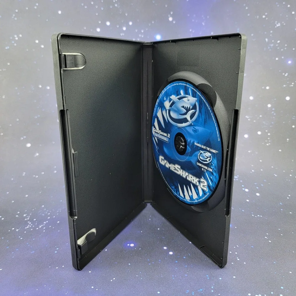 GameShark 2 Cheat Codes Video Game for PlayStation 2 PS2 V1.1 Mad Catz Disc Case